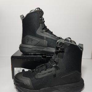 New Men's Under Armour Charged Valsetz Zip Boots, Size 7